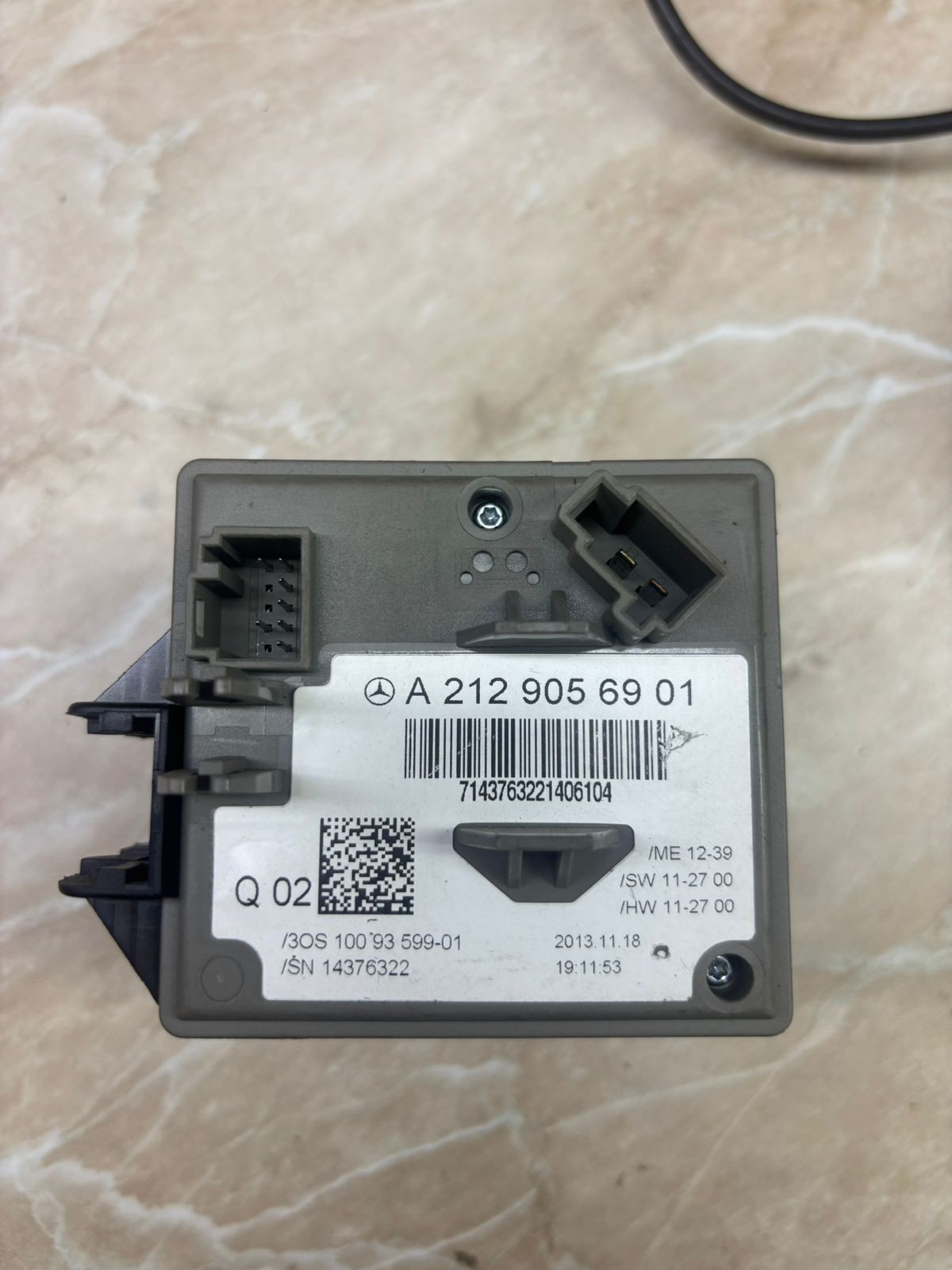 Mercedes-Benz ESL Electronic Steering Lock A212 905 6901 OEM W204 W207 W212 W218
