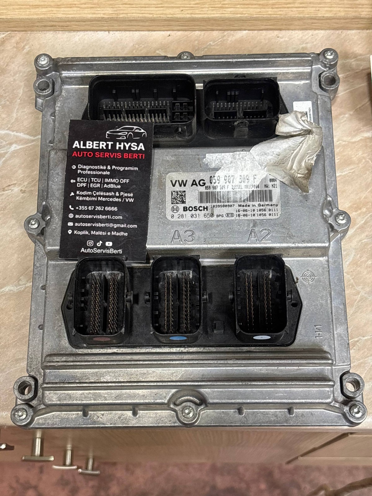 Bosch ECU 0281031650 059907309f MD1CP004