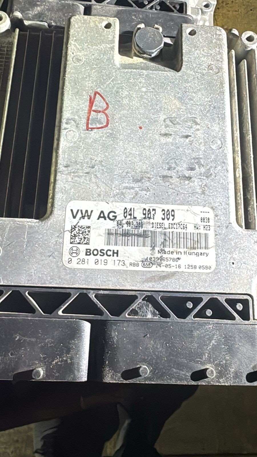Bosch ECU 04L907309 Diesel EDC17C64 H23 0281019173 VW Audi Engine Control