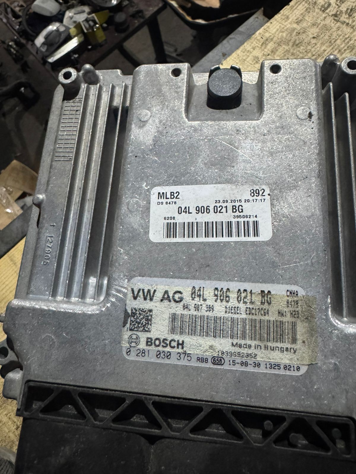 Bosch ECU 04L906021BG Diesel EDC17C64 H23 0281030375 VW Audi Engine Unit