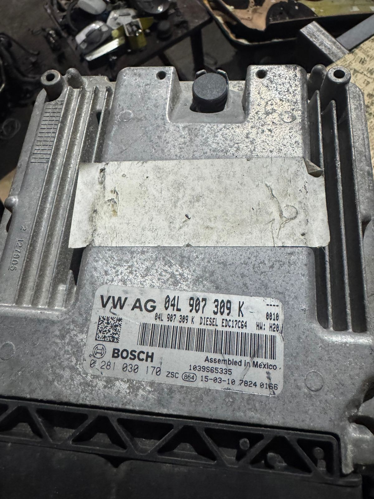 Bosch ECU 04L907309K Diesel EDC17C64 H20 0281030170 VW Audi Engine Unit