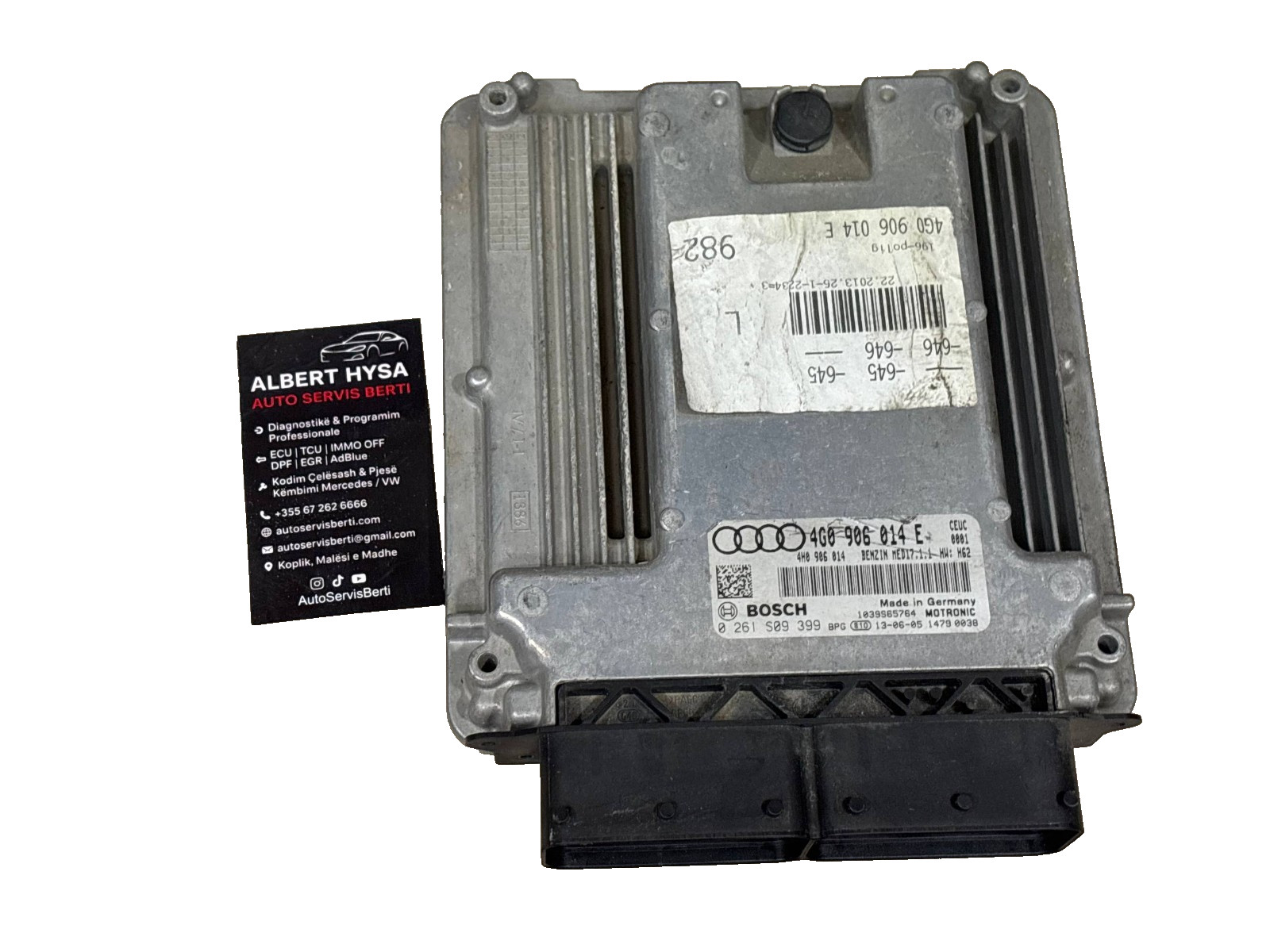 Bosch ECU 4G0906014E Petrol MED17.1.1 H62 0261S09399 Audi VW Engine Control