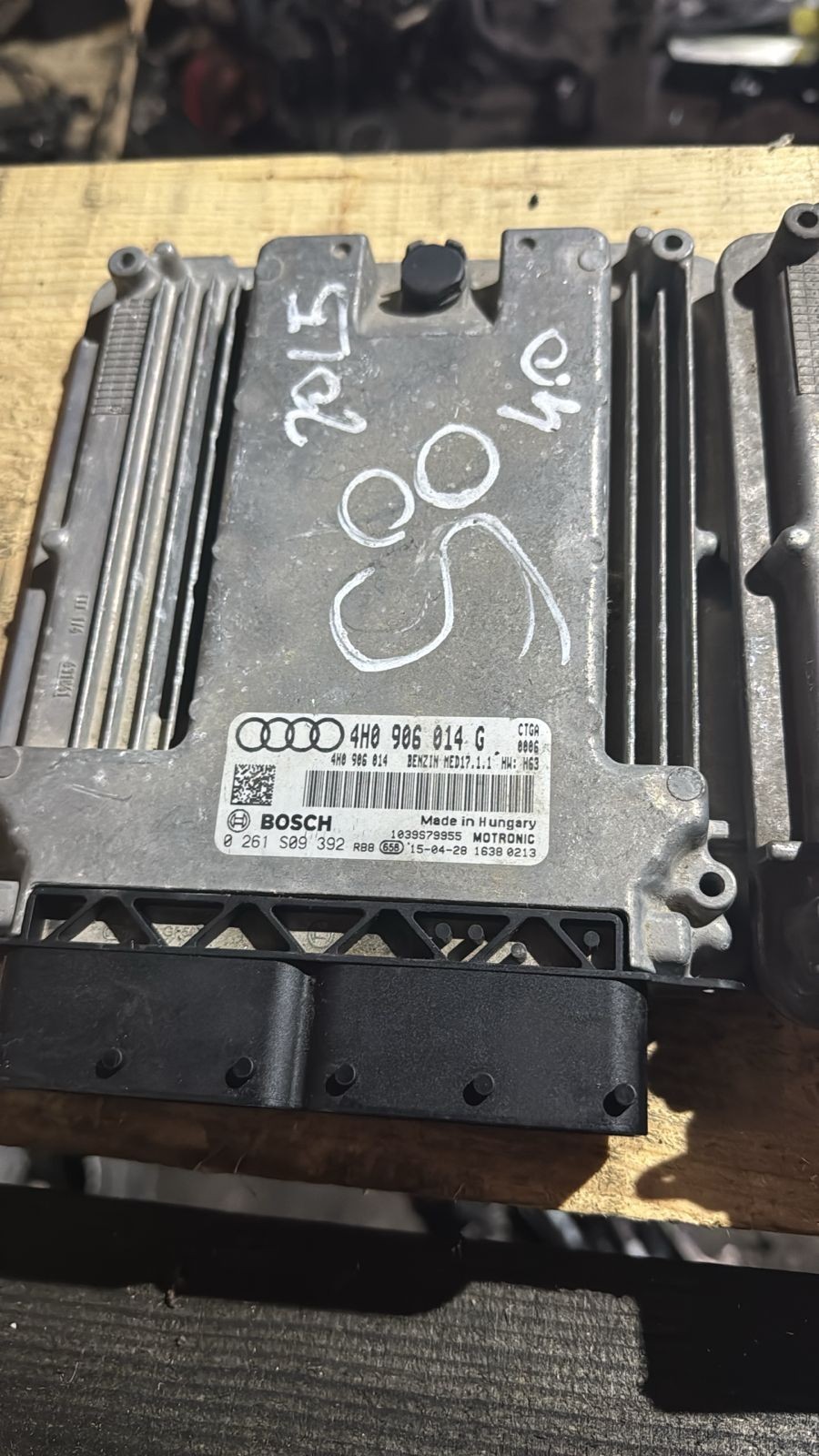 Bosch ECU 4H0906014G Petrol MED17.1.1 H63 0261S09392 Audi VW Engine Control