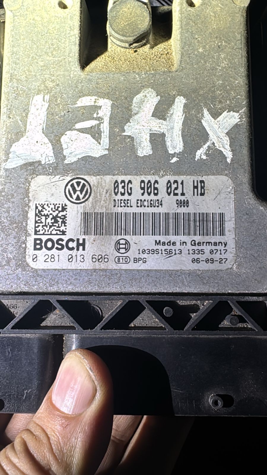 Bosch ECU 03G906021HB Diesel EDC16U34 0281013606 VW Audi Engine Unit