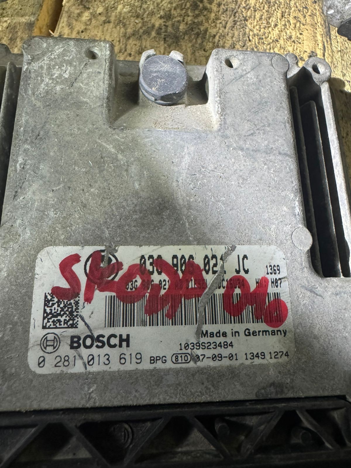 Bosch ECU 03G906021JC Diesel EDC16U34 H07 0291013619 VW Audi Engine Unit