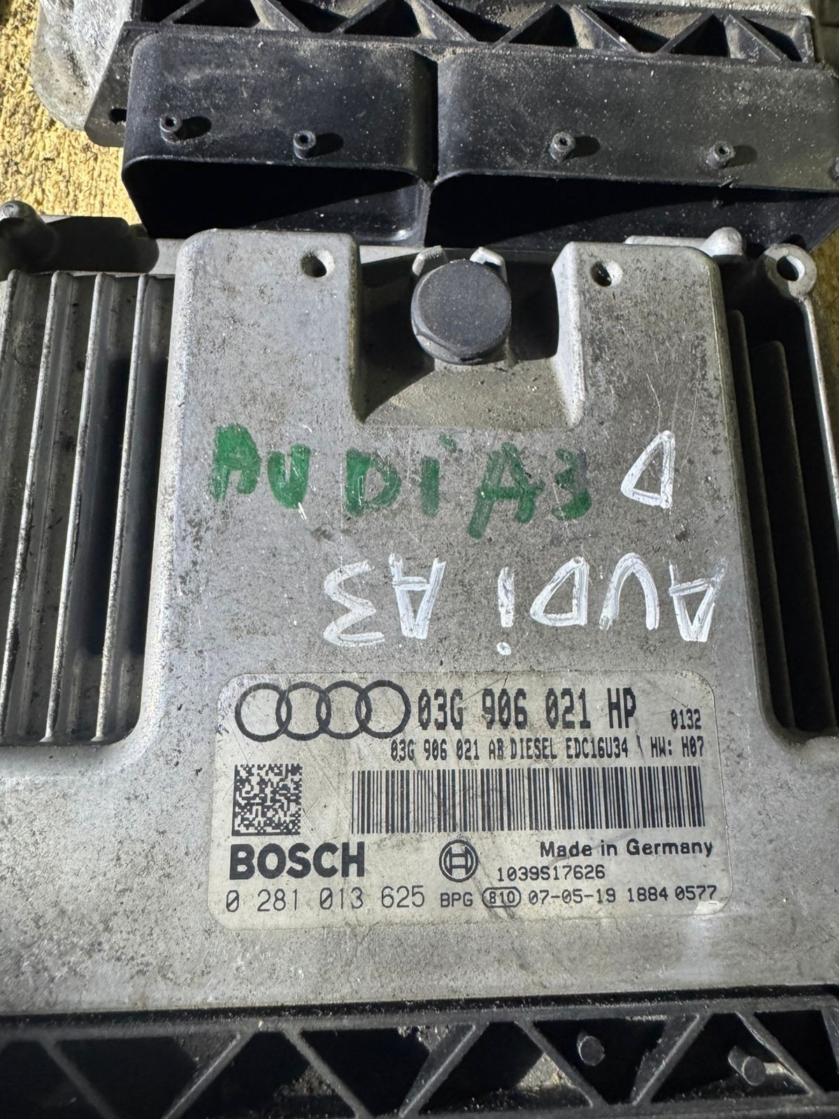 Bosch ECU 03G906021HP Diesel EDC16U34 H07 0281013625 VW Audi Engine Unit