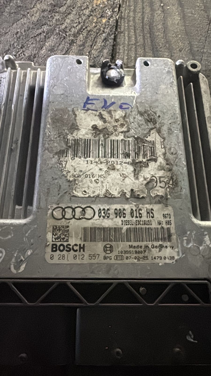 Bosch ECU 03G906016HS EDC16U31 H05 0281012557 VW Audi Engine Control Unit