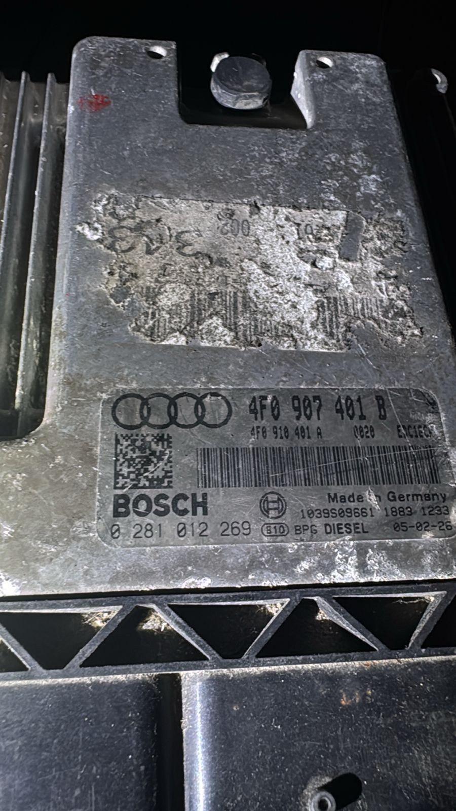 Bosch ECU 4F0907401B 4F0910401A EDC16CP 0281012269 VW Audi Engine Control Unit