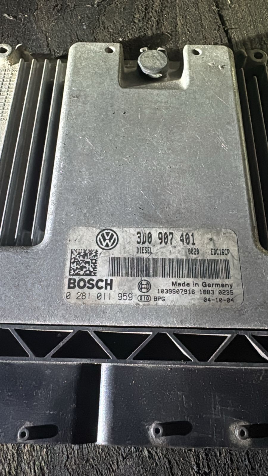 Bosch ECU 3D0907401 EDC16CP 0281011959 VW Audi Engine Control Unit