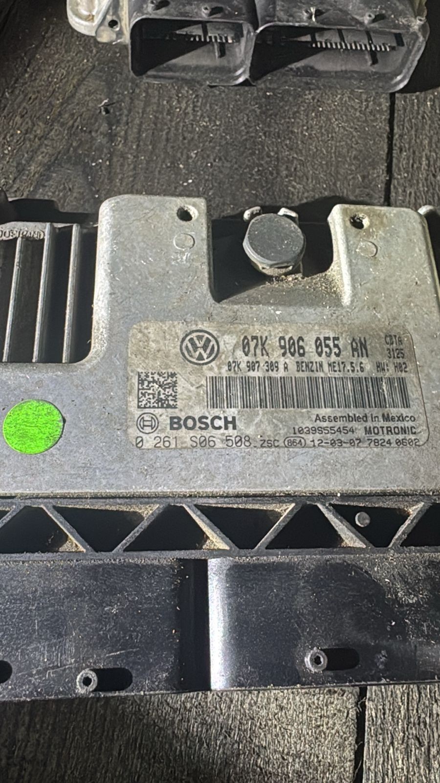 Bosch ECU 07K906055AN ME17.5.6 H02 0261S06508 VW Audi Engine Control Unit