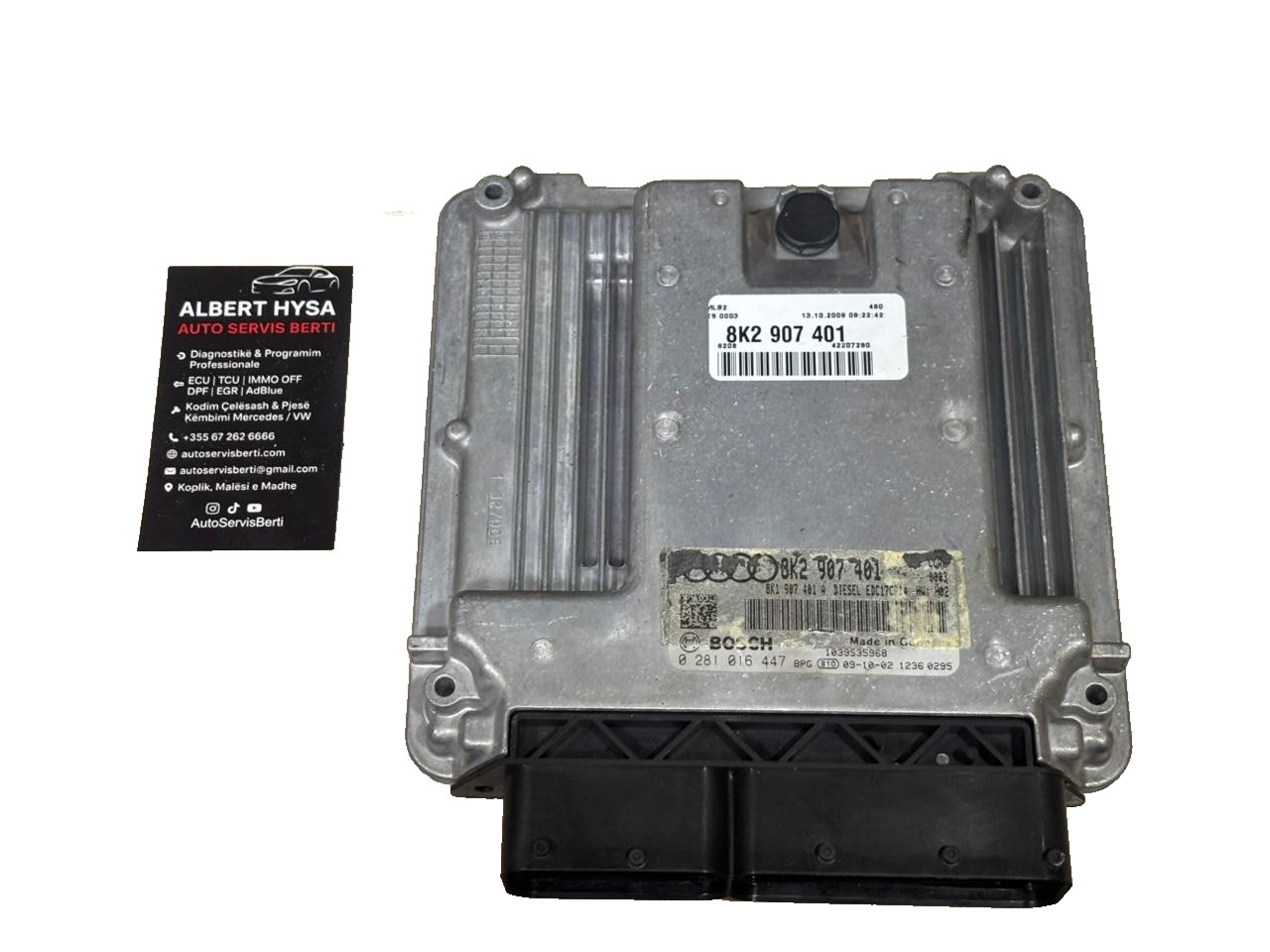 Bosch ECU 8K2907401 8K1907401A EDC17CP14 0281016447 VW Audi Engine Control Unit