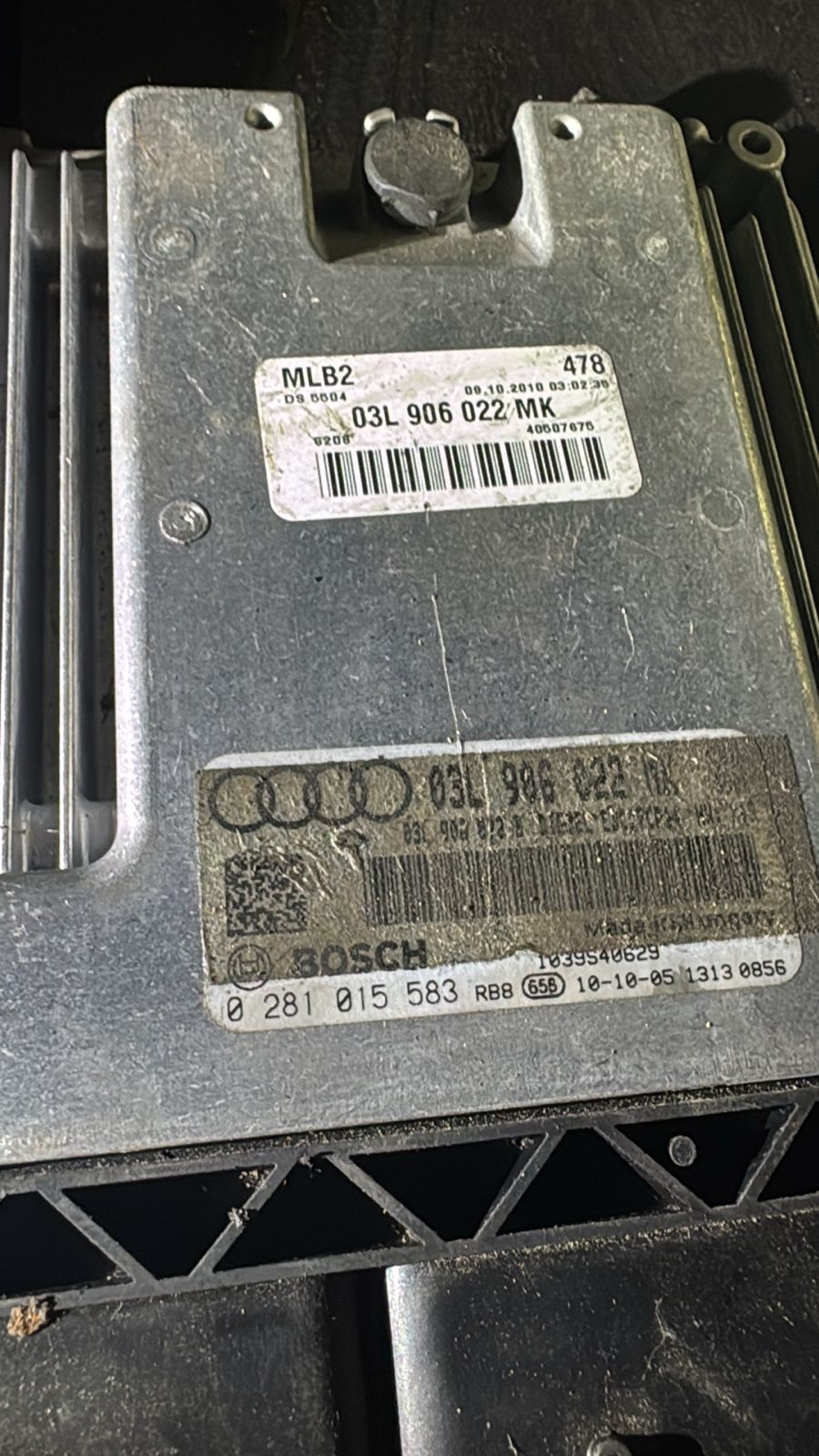 Bosch ECU 03L906022MK EDC17CP14 0281015583 VW Audi Engine Control Unit