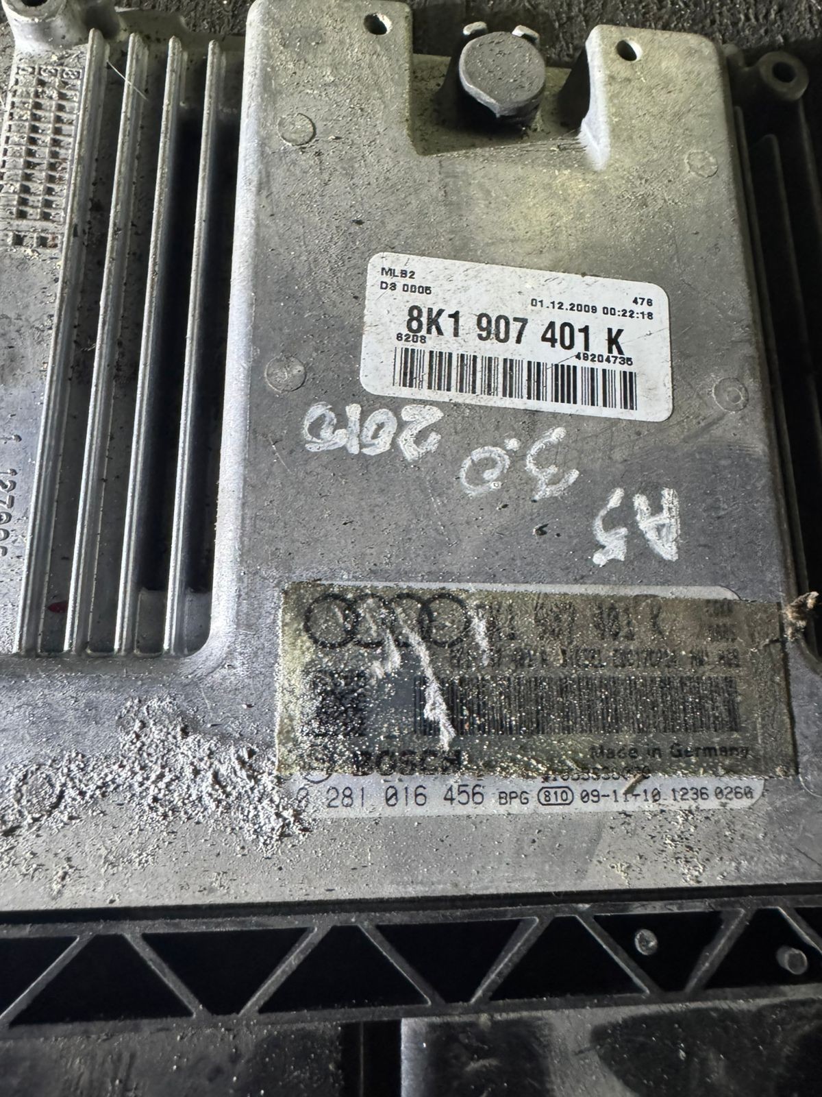 Bosch ECU 8K1907401K EDC17CP14 0281016456 VW Audi Engine Control Unit