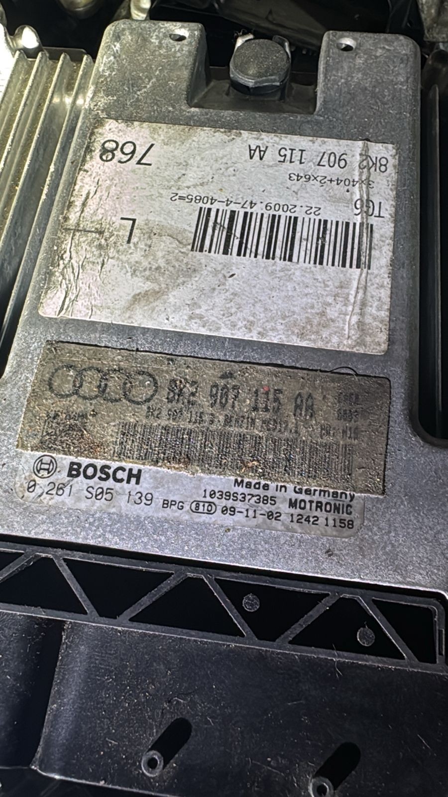Bosch ECU 8K2907115AA MED17.1 0261S05139 Audi VW Engine Control Unit