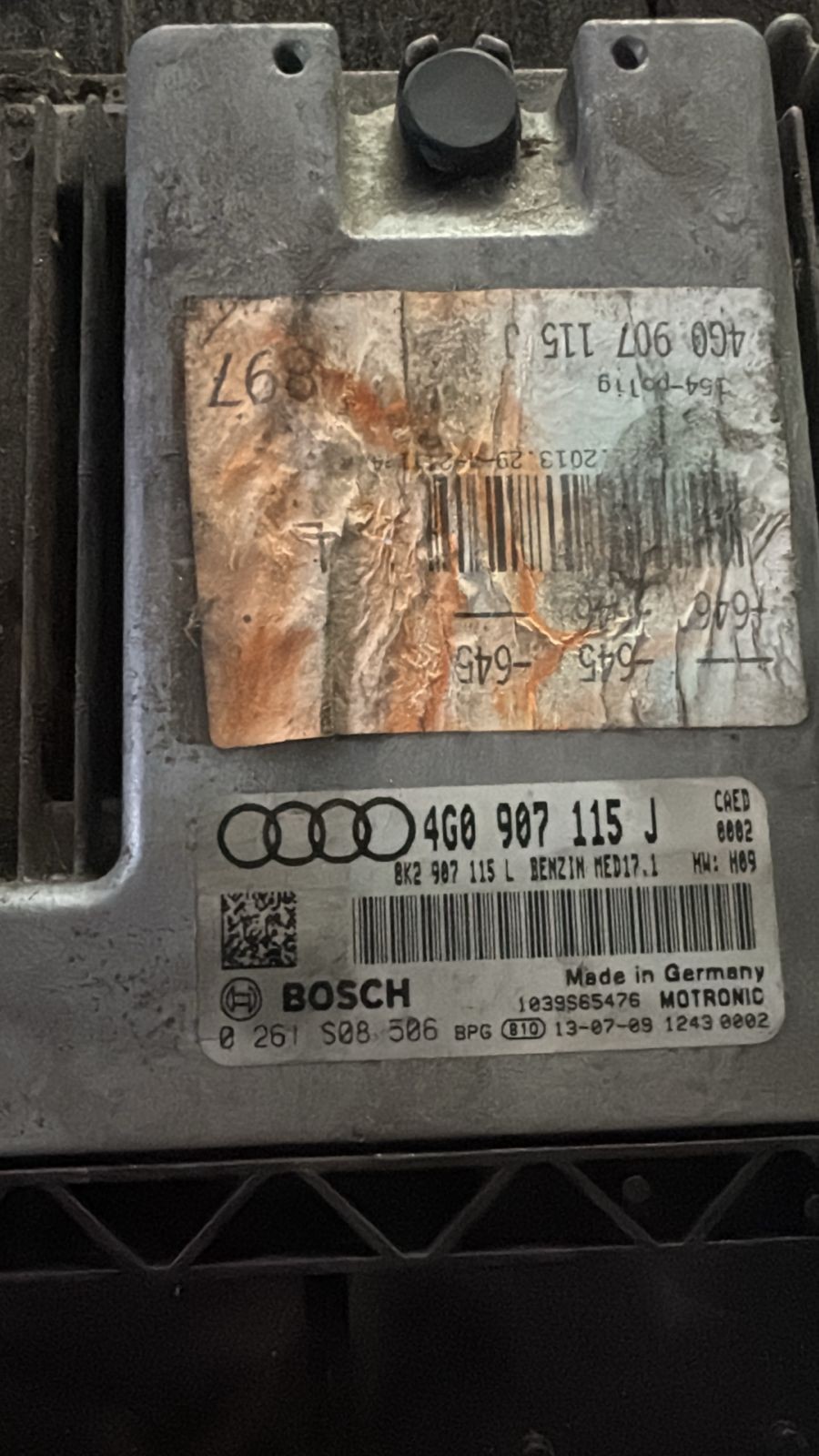 Bosch ECU 4G0907115J MED17.1 0261S08506 Audi VW Engine Control Unit
