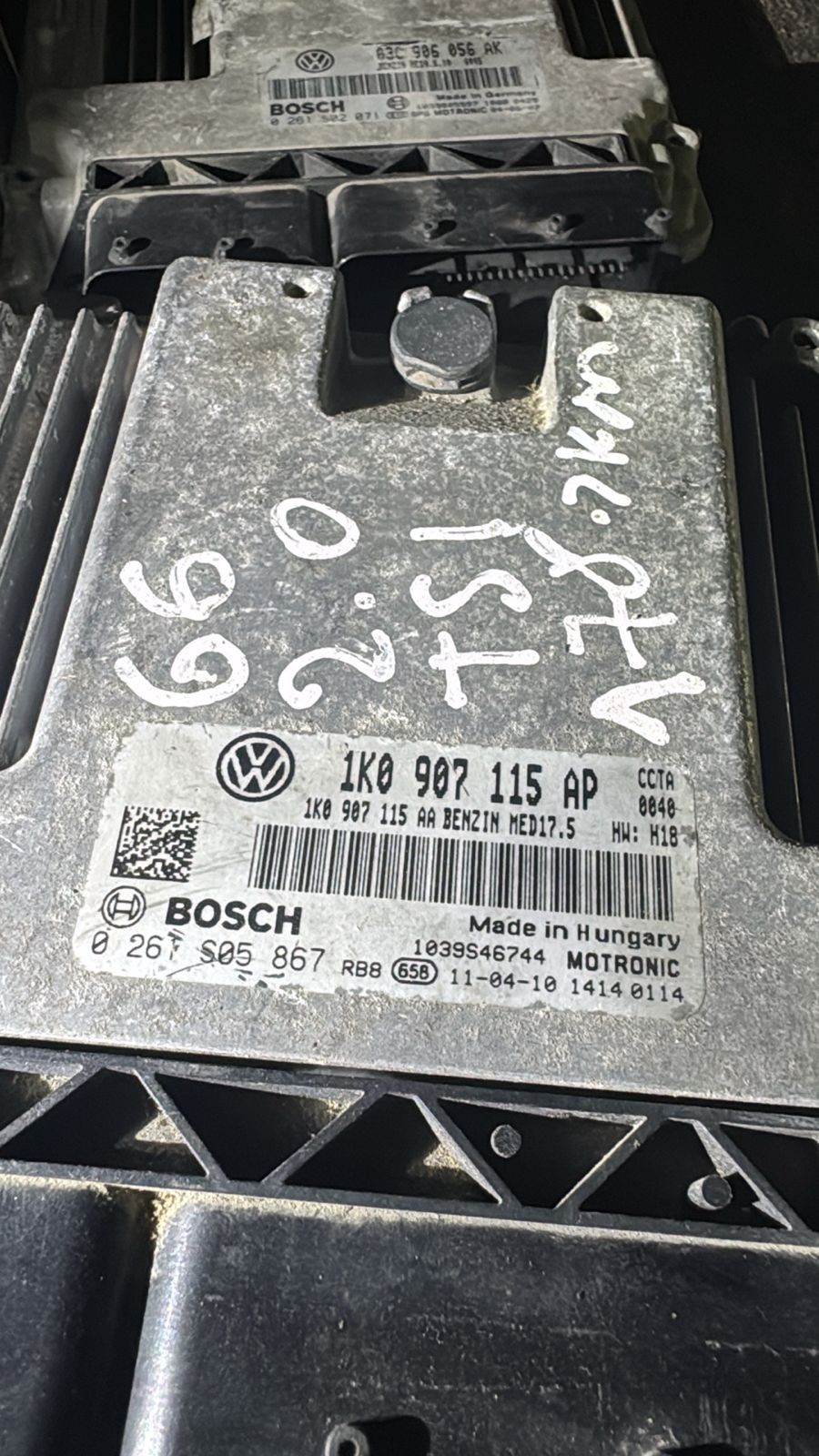 Bosch ECU 1K0907115AP MED17.5 0261S05867 VW Audi Engine Control Unit