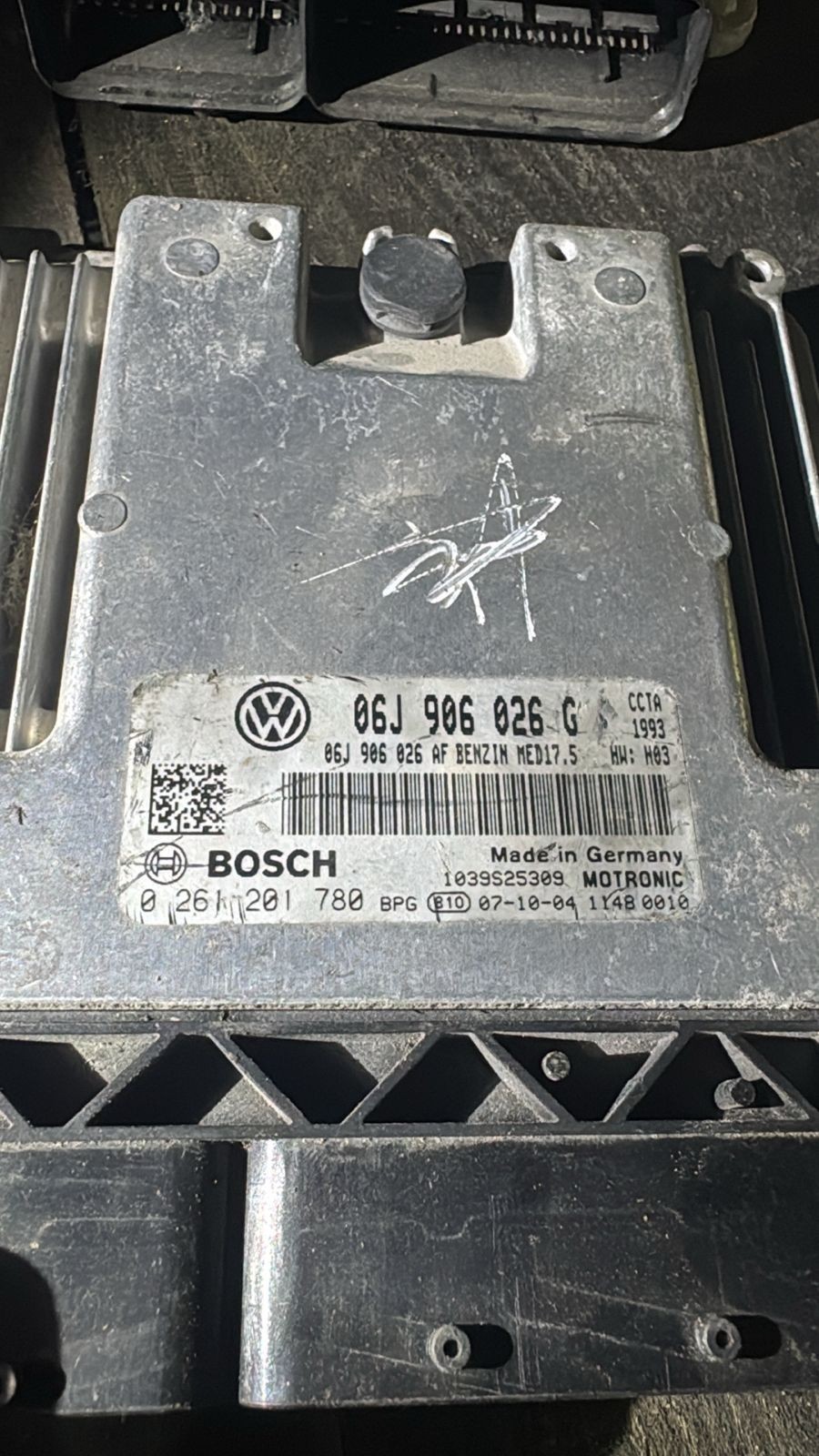Bosch ECU 06J906026G MED17.5 0261201780 VW Audi Engine Control Unit