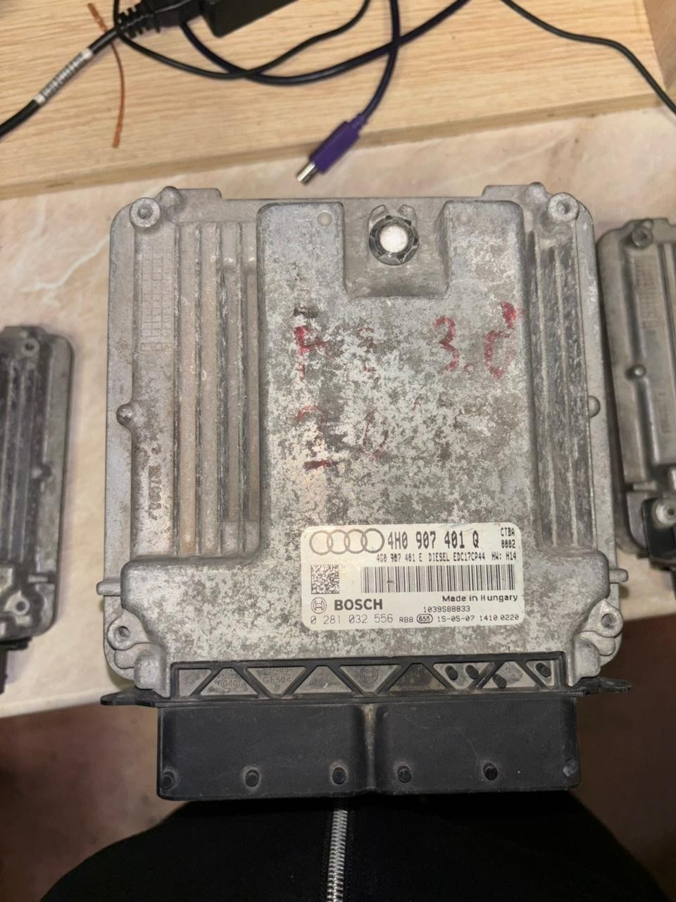 Bosch ECU 4H0907401Q EDC17CP44 0281032556 VW Audi Engine Control Unit