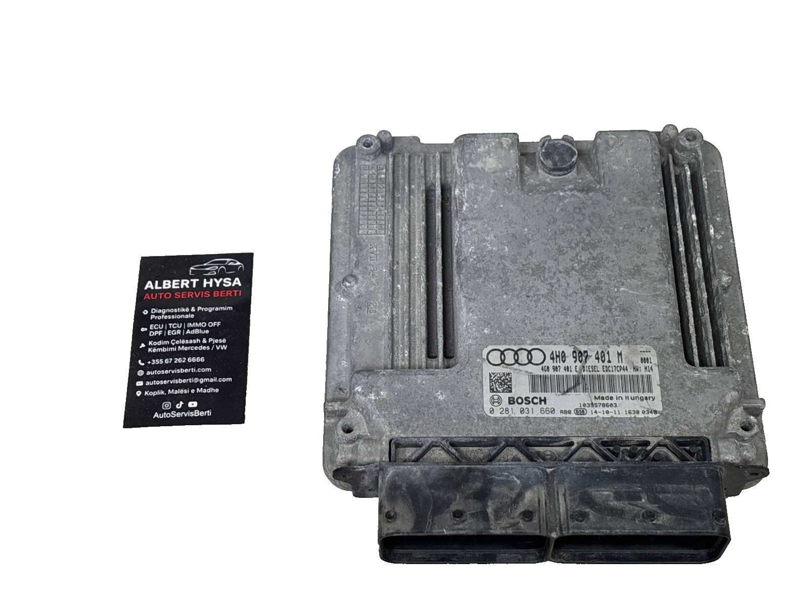 Bosch ECU 4H0907401M EDC17CP44 0281031660 VW Audi Engine Control Unit