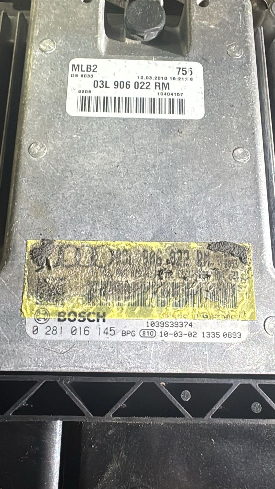 Bosch ECU 03L906022RM EDC17CP20 0281016145 VW Audi Engine Control Unit