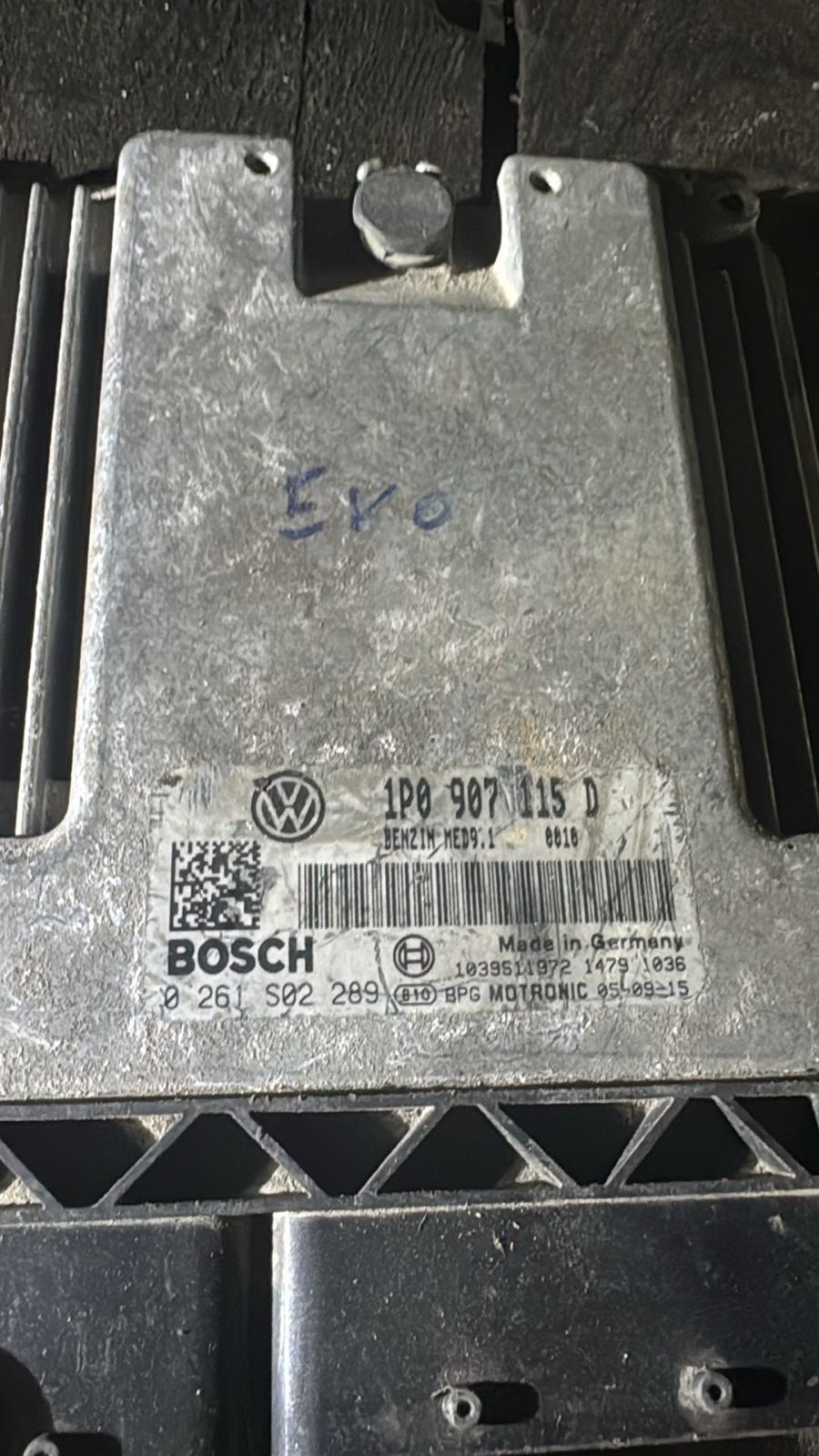 Bosch ECU 1P0907115D MED9.1 0261S02289 VW Audi Engine Control Unit