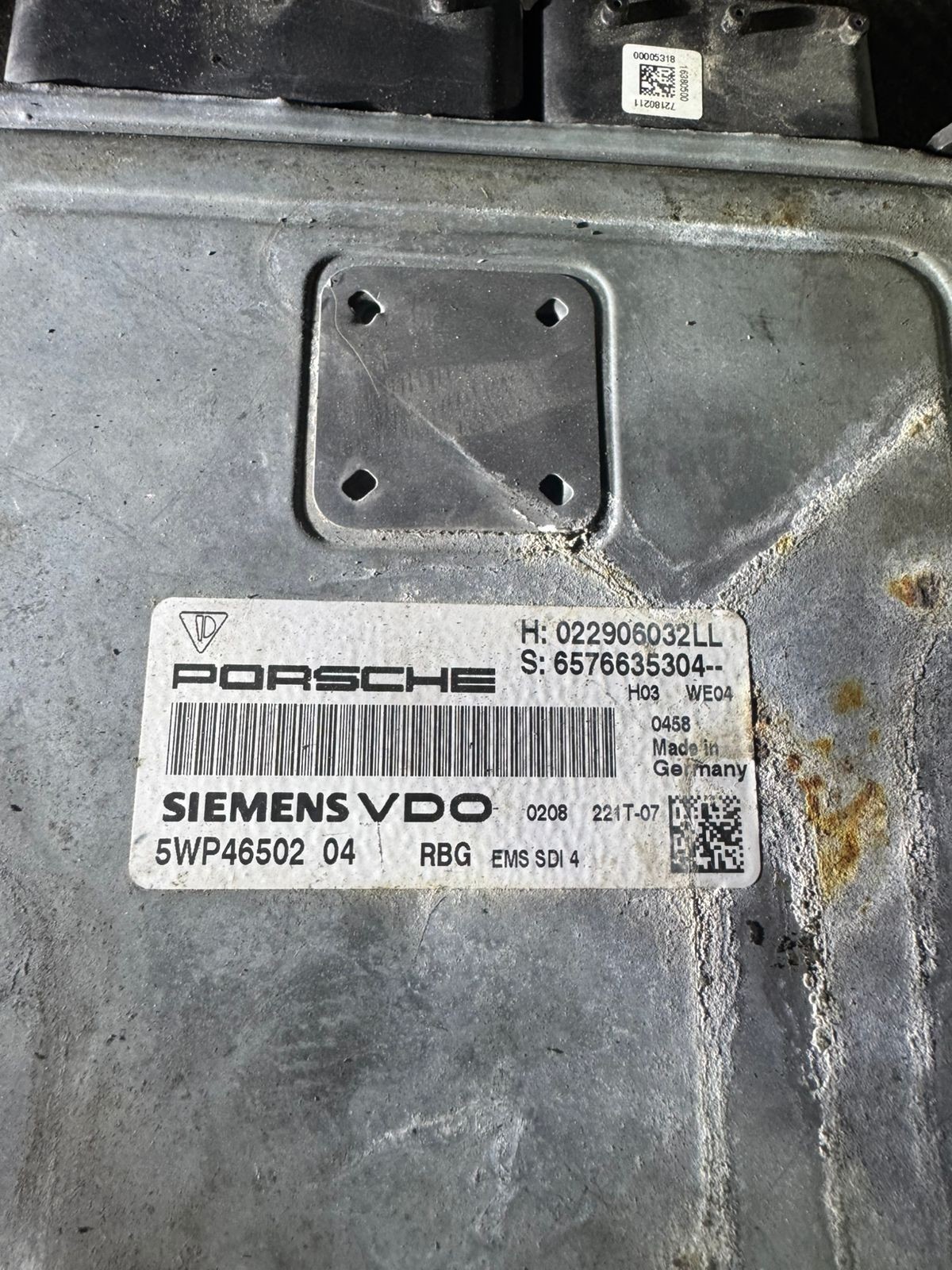 Siemens VDO ECU 022906032LL 5WP46502 04 S6576635304 EMS SDI4 Porsche