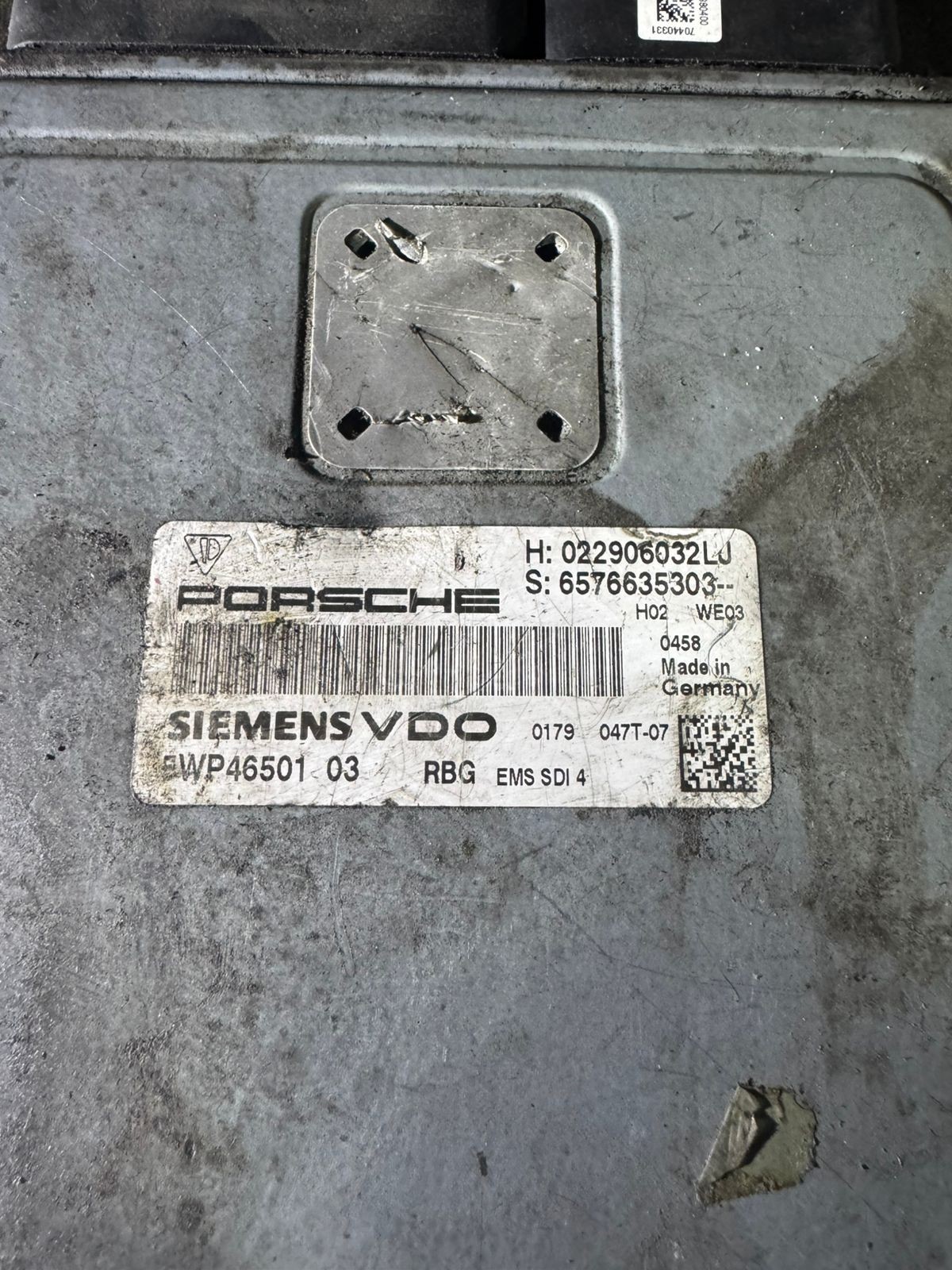 Siemens VDO ECU 022906032LJ 5WP46501 03 S6576635303 EMS SDI4 Porsche