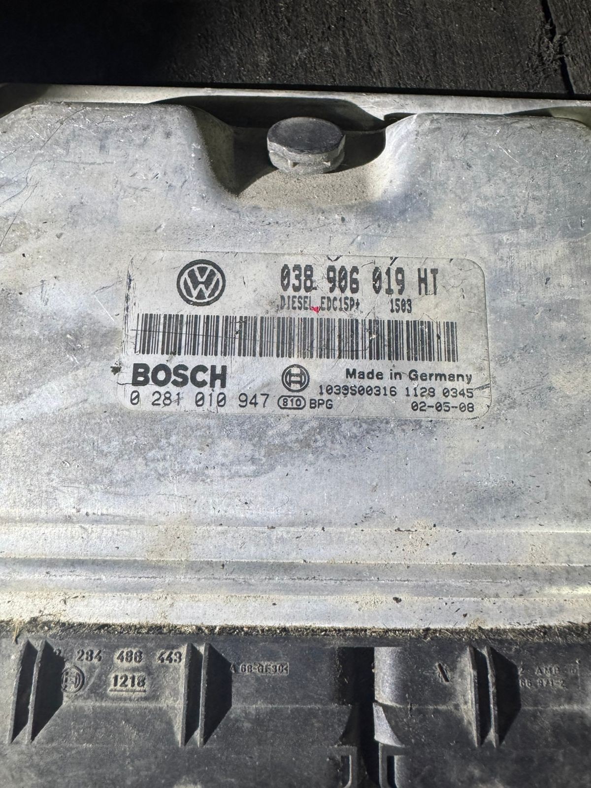 Bosch ECU 038906019HT 0281010947 EDC15P+ VW Audi Engine Control Unit