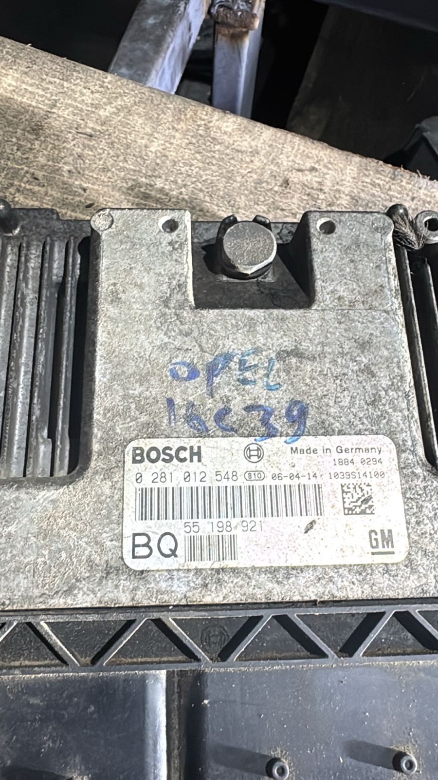Bosch ECU 55198921 0281012548 EDC16C9 Engine Control Unit for Fiat Opel