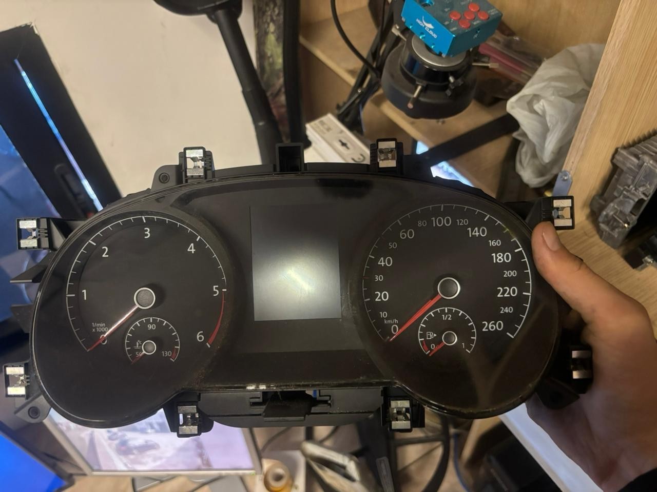 VW Transporter T6 Caddy Dashboard Instrument Cluster 5TA920741A Speedometer OEM