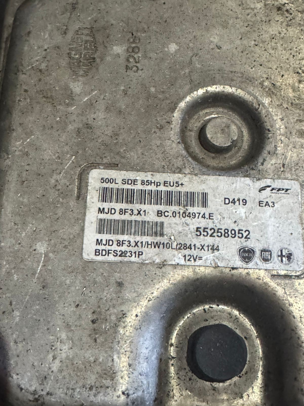 Magneti Marelli ECU 55258952 MJD8F3.X1 BC0104974E Engine Control Unit OEM