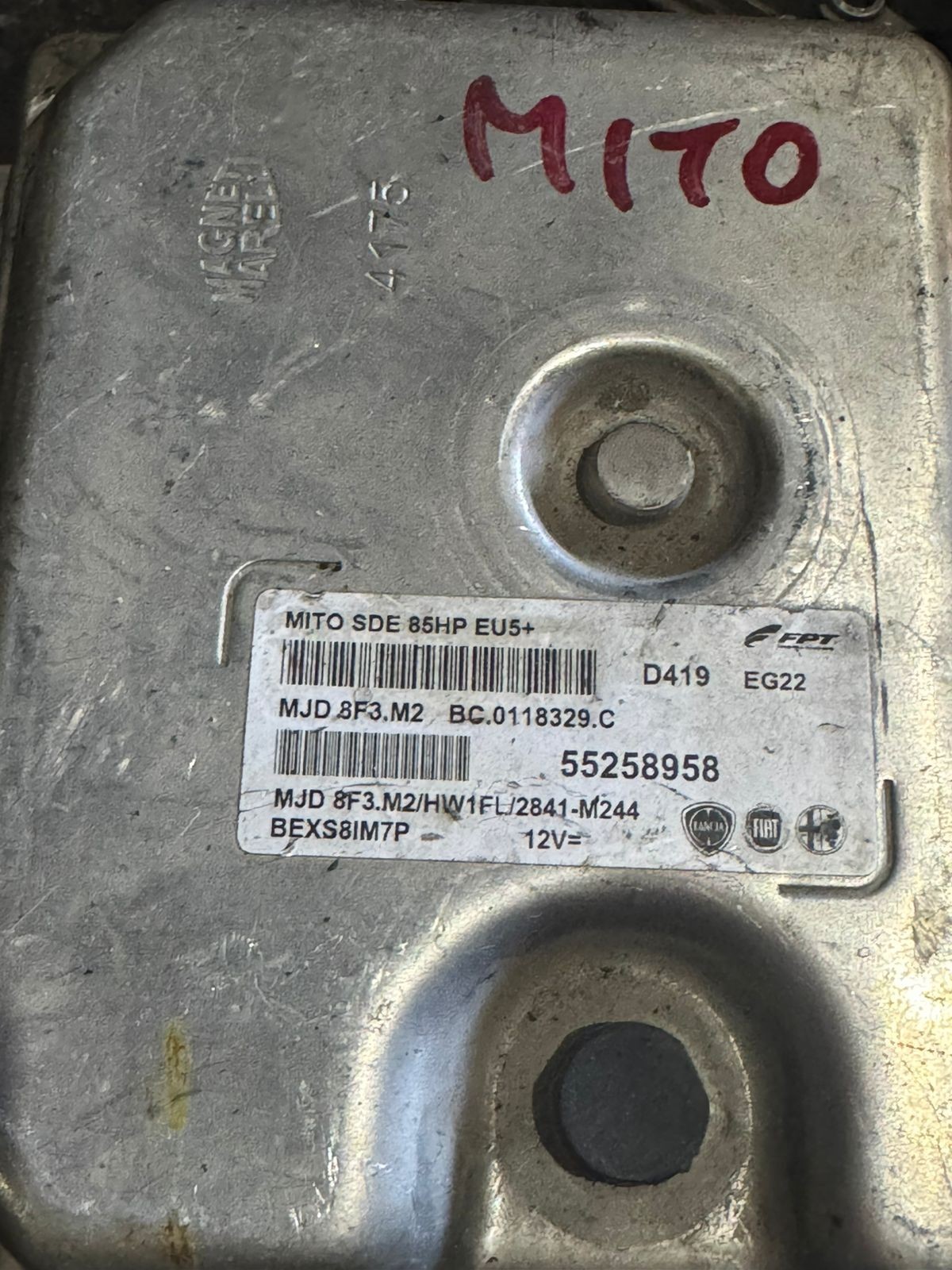 Magneti Marelli ECU 55258958 MJD8F3.M2 BC0118329C Engine Control Module OEM