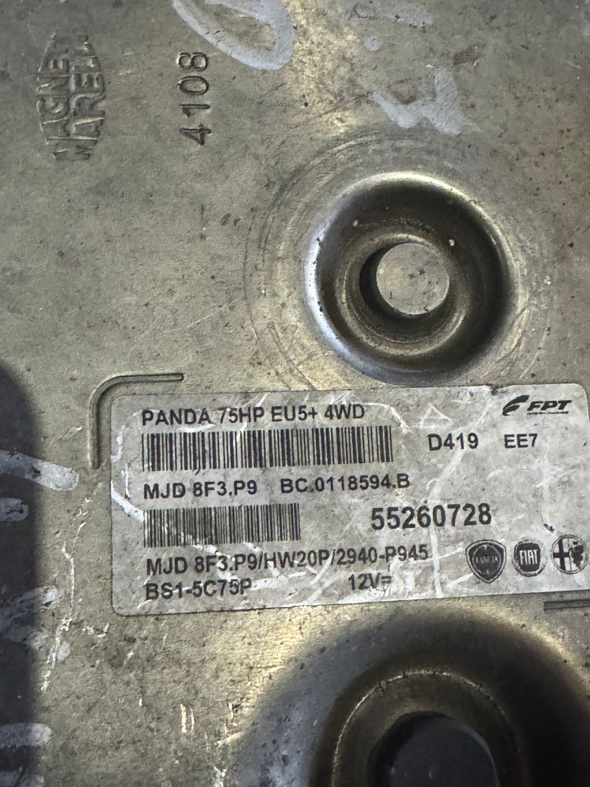 Magneti Marelli ECU 55260728 MJD8F3.P9 BC0118594B Engine Control Unit OEM
