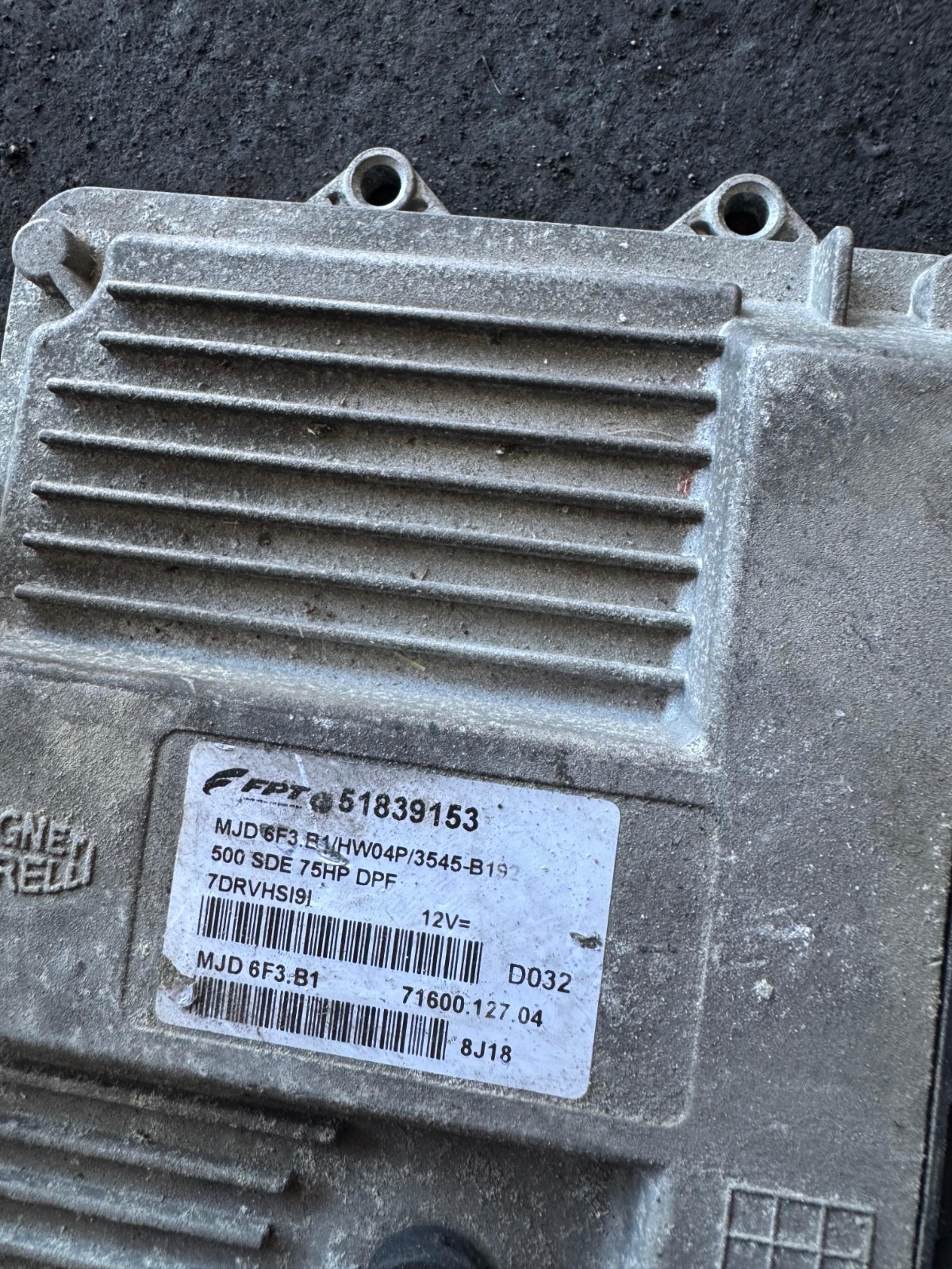 Magneti Marelli ECU 51839153 MJD 6F3.B1 71600.127.04 Engine Control Module