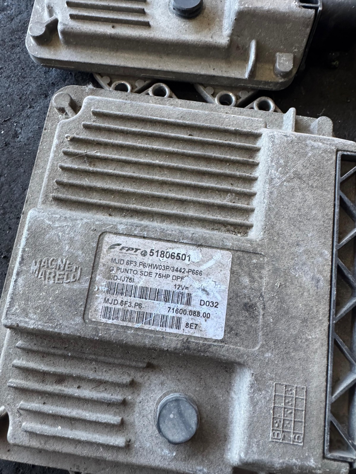 Magneti Marelli ECU 51806501 MJD 6F3.P6 71600.088.00 Engine Control Module