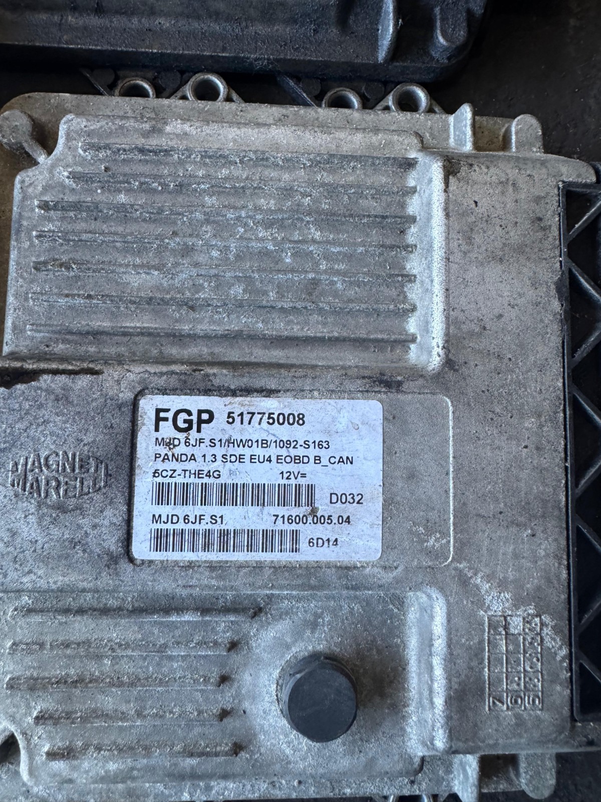 Magneti Marelli ECU 51775008 MJD 6JF.S1 71600.005.04 Engine Control Module