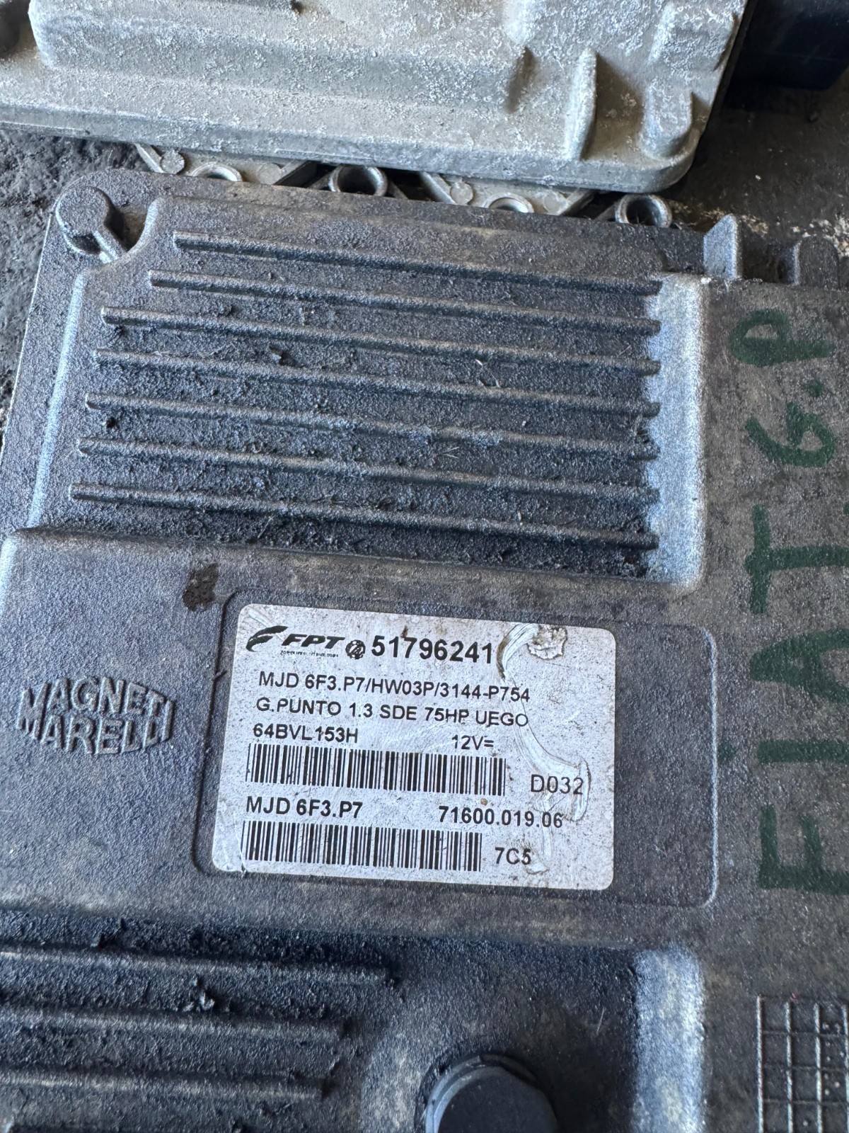 Magneti Marelli ECU 51796241 MJD 6F3.P7 71600.019.06 Engine Control Module