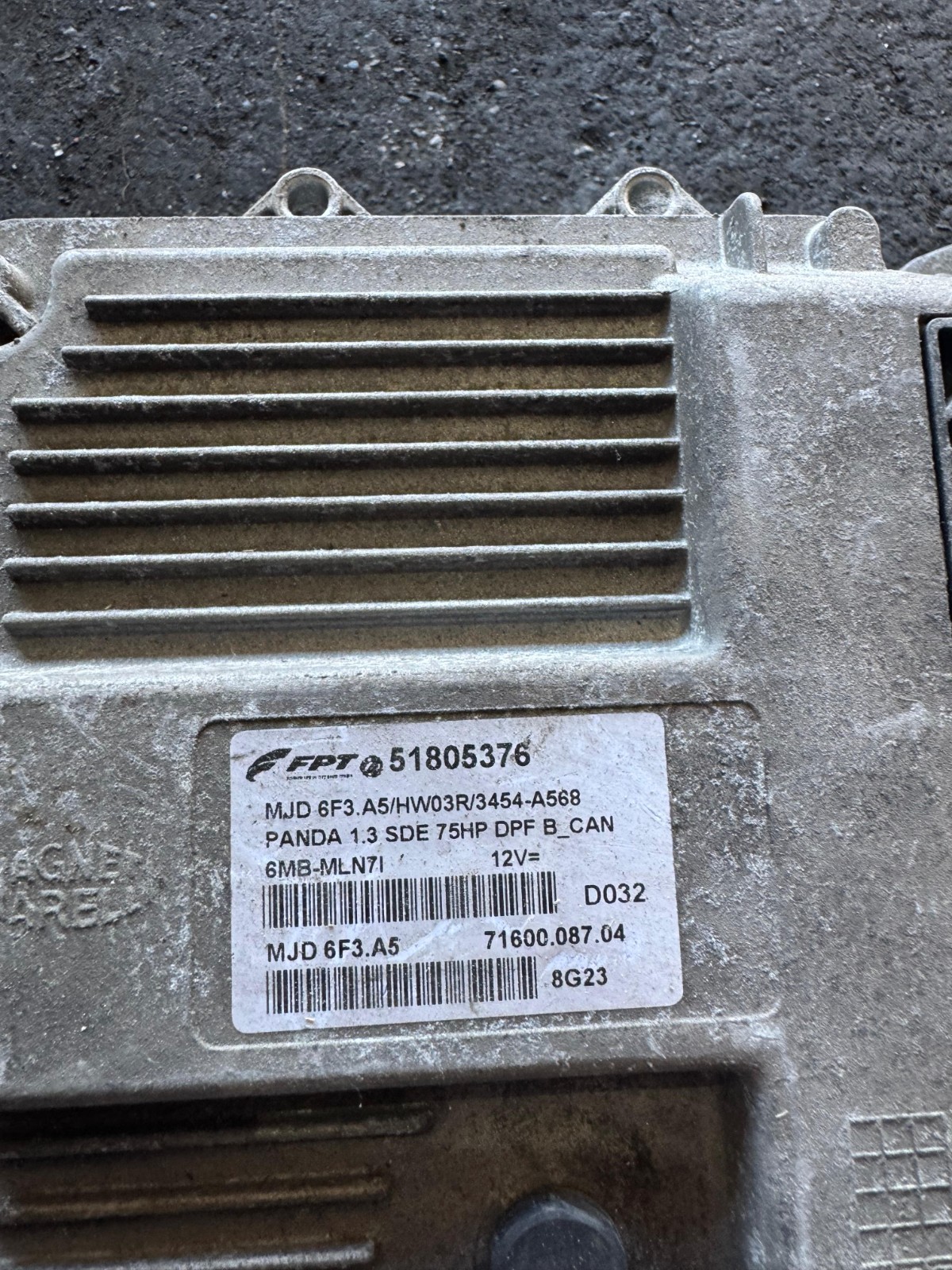 Magneti Marelli ECU 51805376 MJD 6F3.A5 71600.087.04 Engine Control Unit