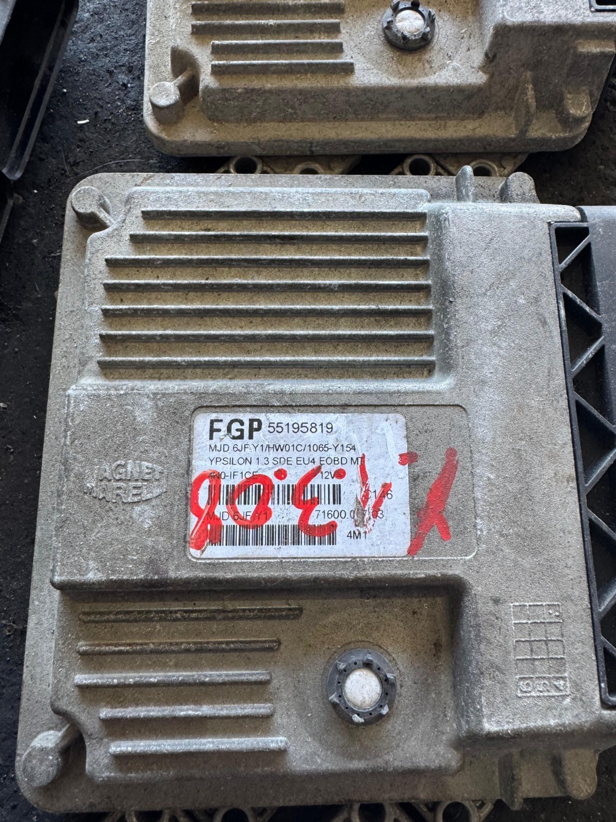 Magneti Marelli ECU 55195819 MJD 6JF.Y1 71600.007.03 Engine Control Unit