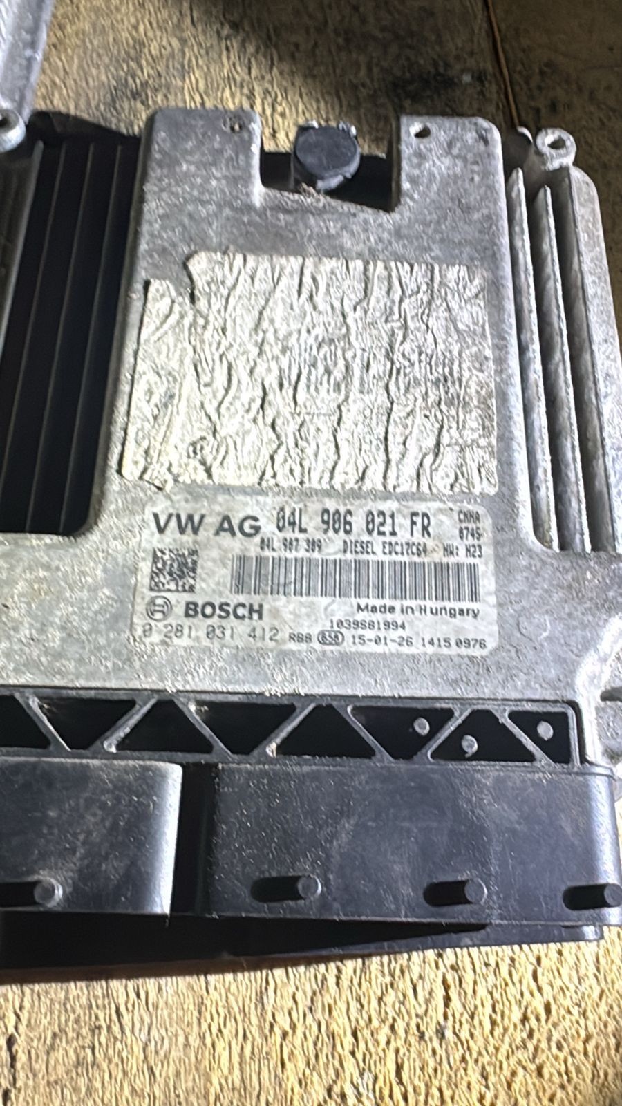 Bosch ECU 04L906021FR Diesel EDC17C64 H23 0281031412 VW Audi Engine Unit