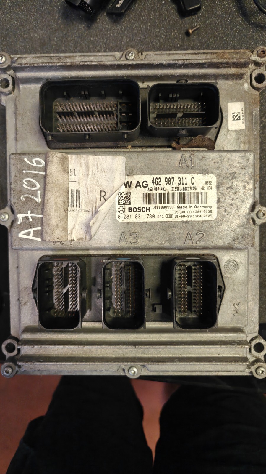 Bosch ECU 0281031730 4g2907311c EDC17CP54