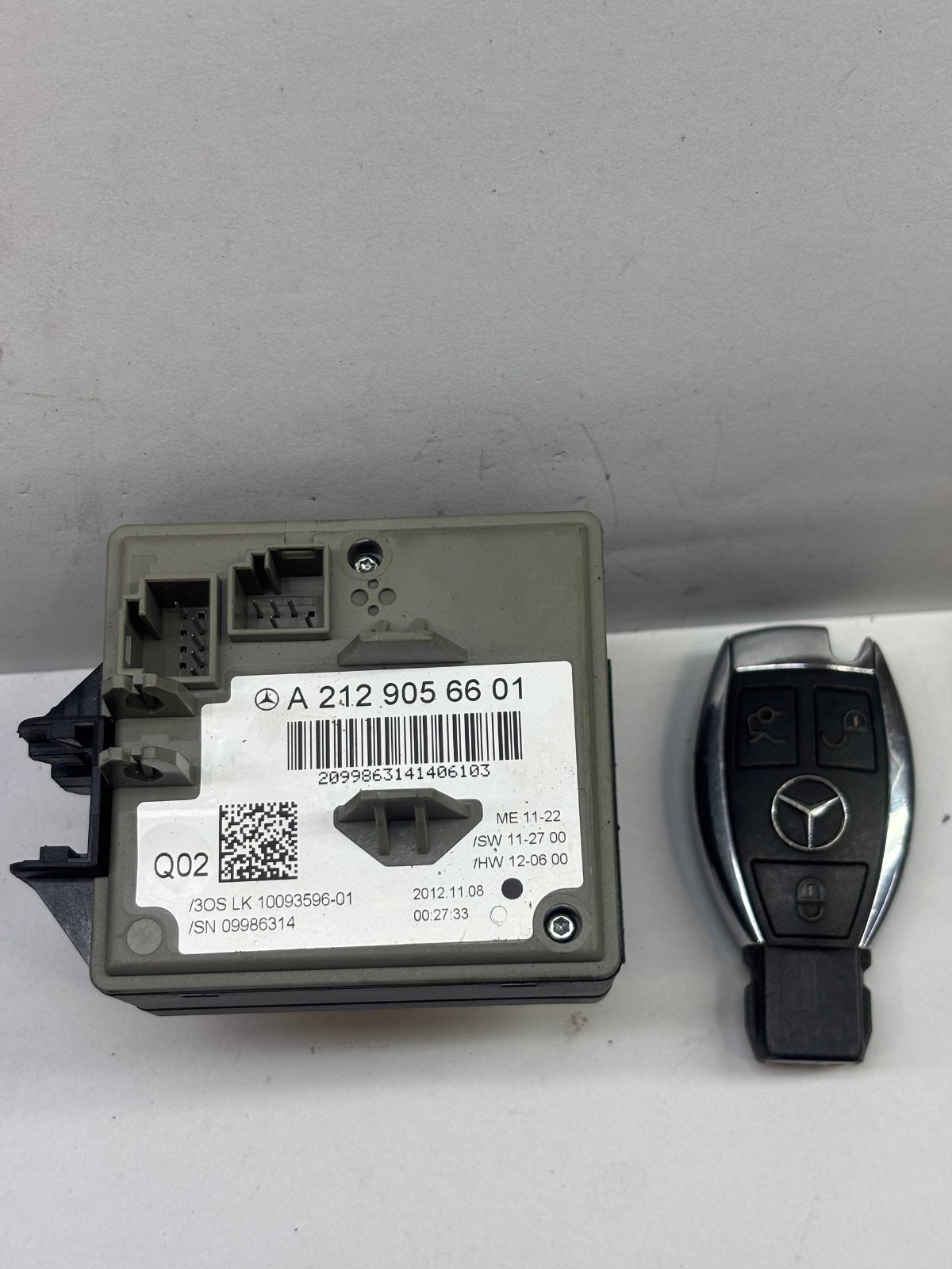 Mercedes EZS ESL ELV A2129056601 Ignition Switch Start Module