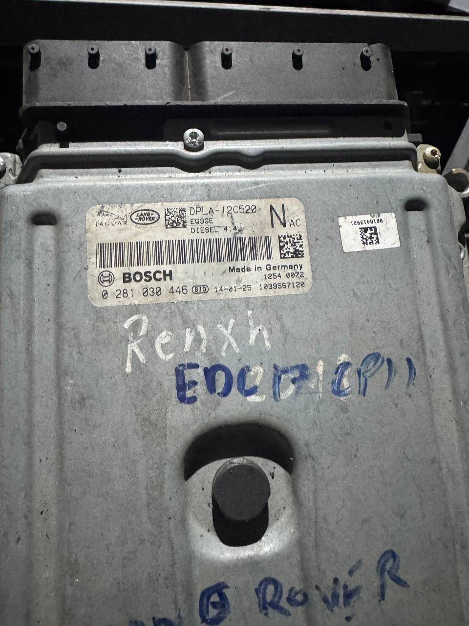 Range Rover ECU DPLA-12C520-NAC Bosch EDC17CP11 0281030446 EQQ3E Diesel 4.4L
