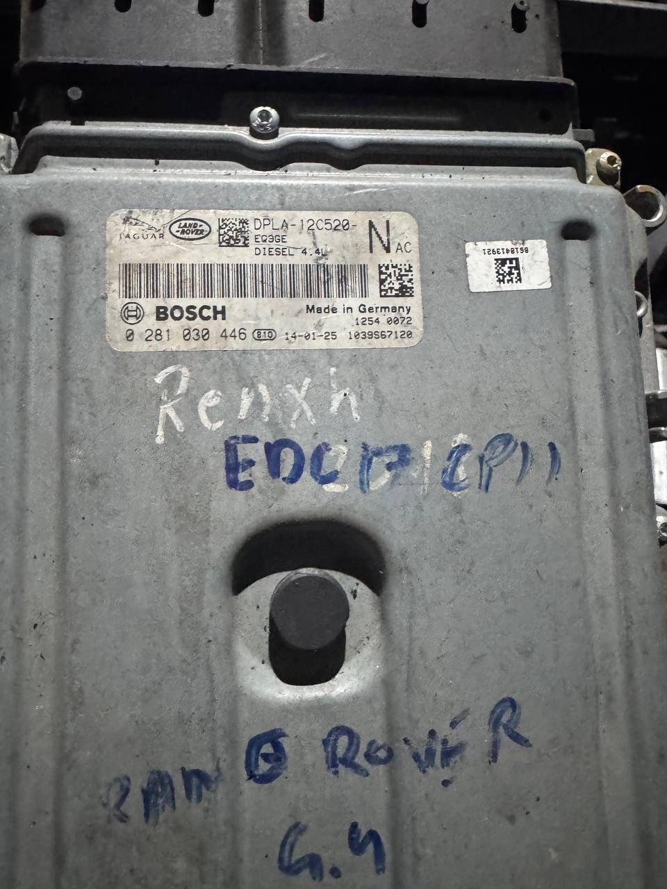 Range Rover ECU DPLA-12C520-NAC2 Bosch EDC17CP11 0281030446 EQQ3E Diesel 4.4L