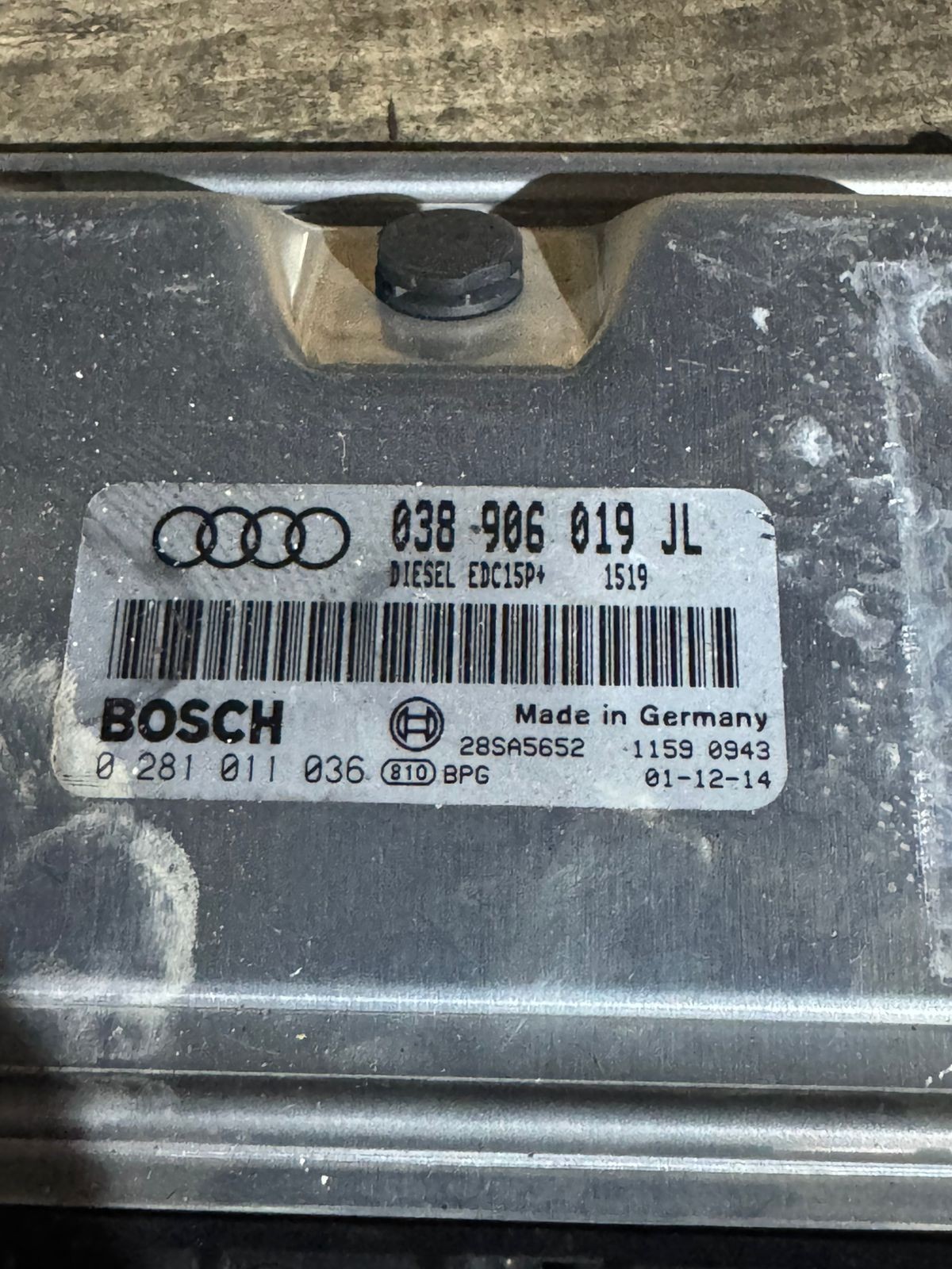 Bosch ECU 038906019JL EDC15P+ 0281011036 Engine Control Module