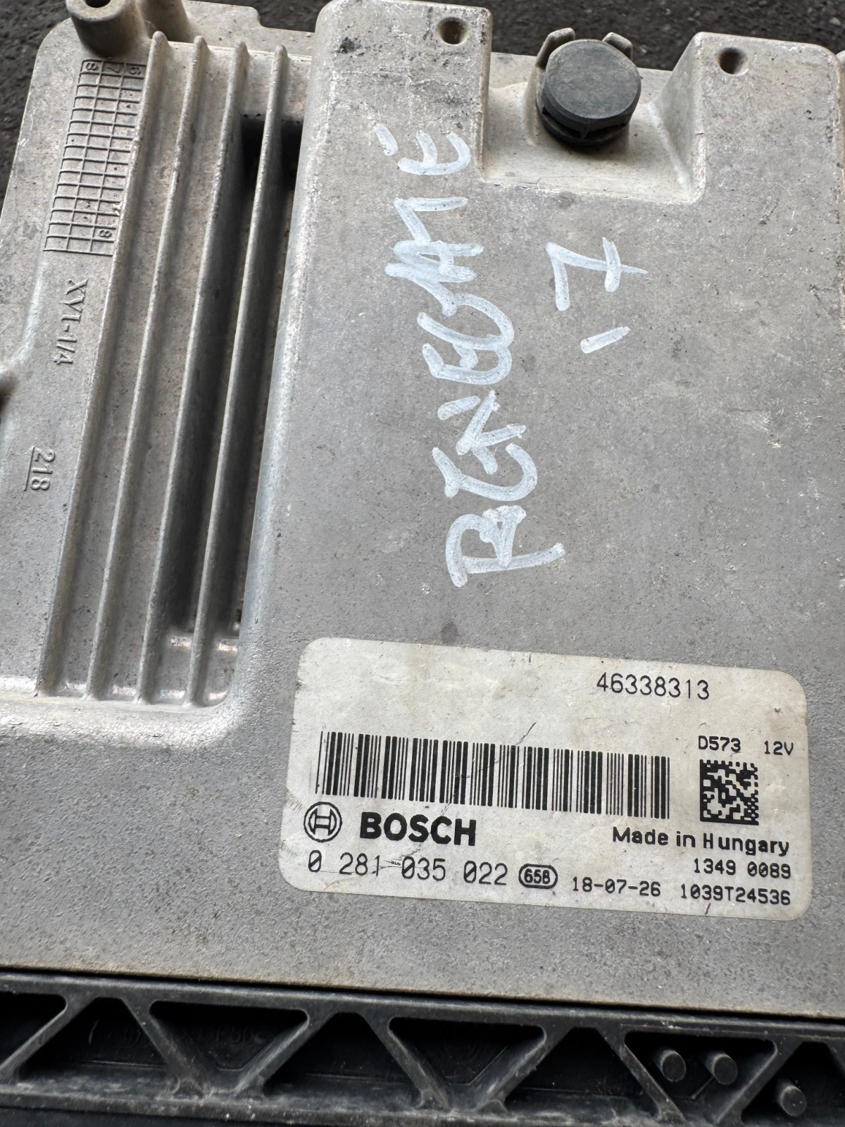 Bosch ECU 46338313 EDC17C69 0281035022 Engine Control Unit