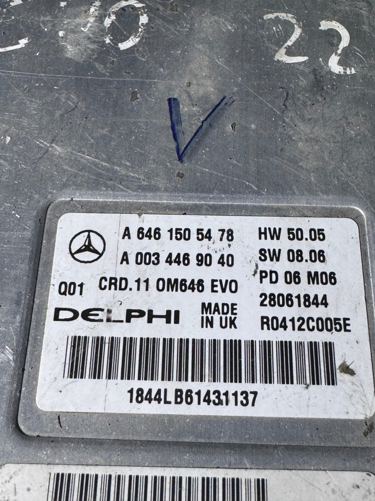 Mercedes Delphi ECU A6461505478 CRD.11 Engine Control Unit