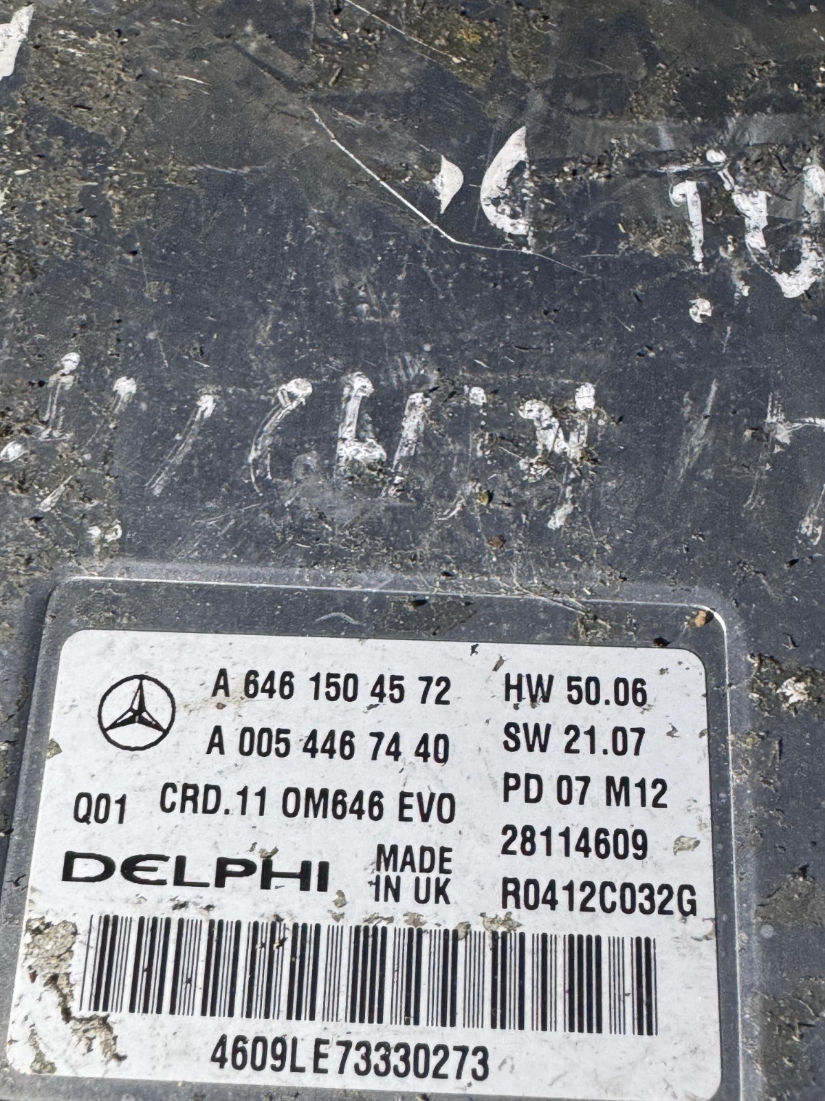 Mercedes Delphi ECU A6461504572 CRD.11 Engine Control Unit