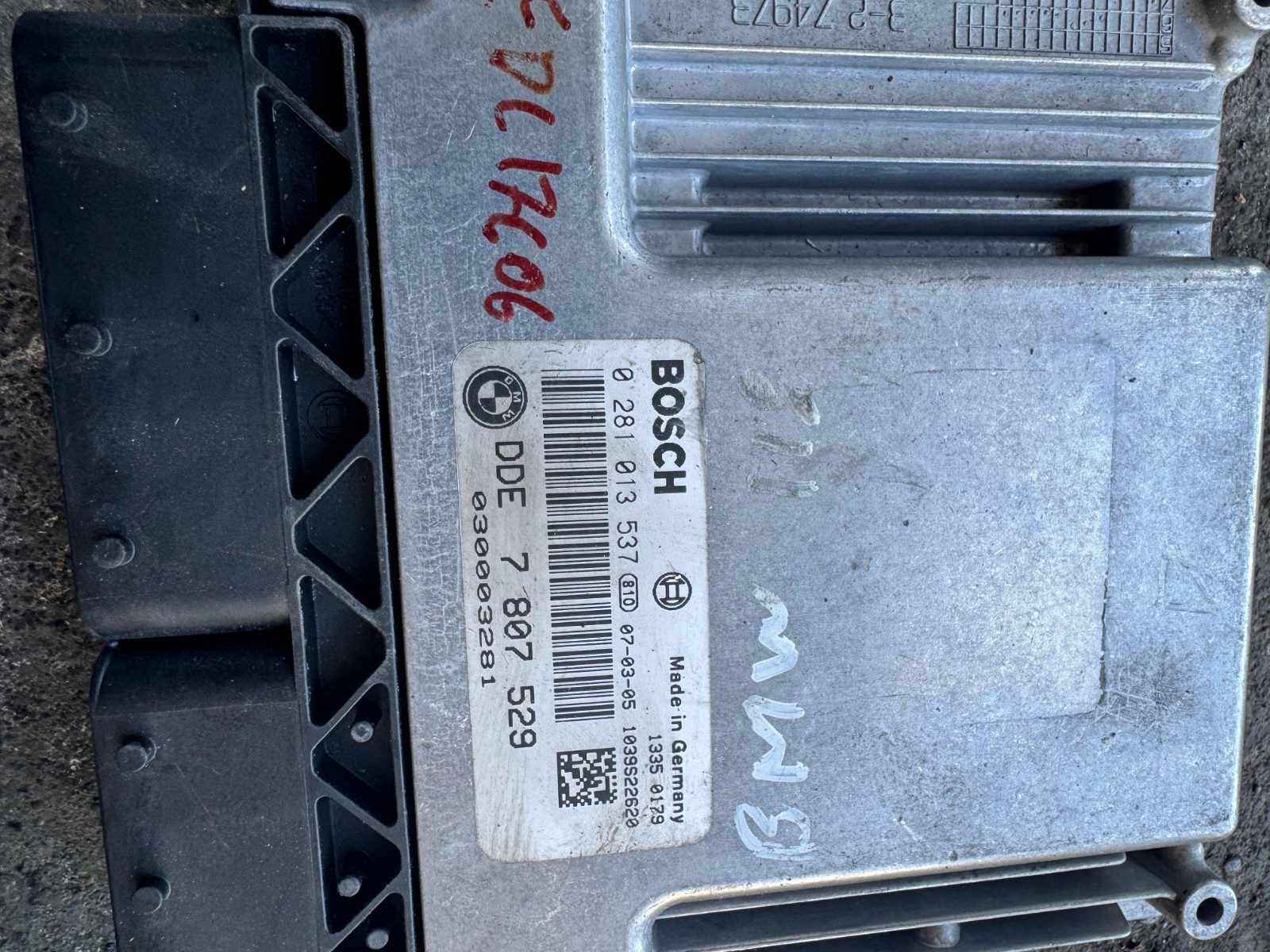 Bosch ECU DDE7807529 EDC17C06 0281013537 Engine Control Unit