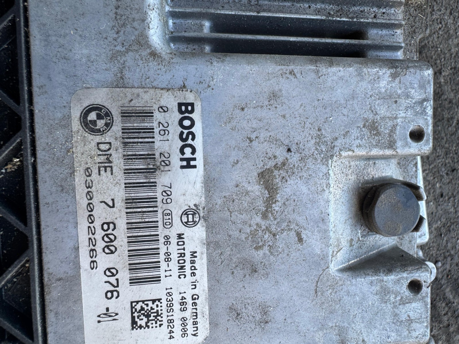 Bosch ECU DME7600076 01 0261201709 Engine Control Unit